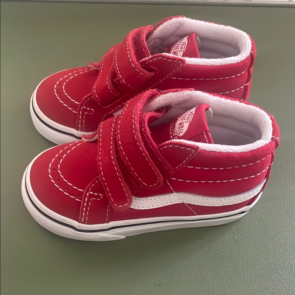 Vans Toddler Red High-Top Sneakers